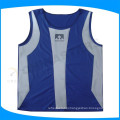 blue stretch waterproof safety vest with heat applied film, nathan reflective vest for sports men